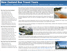 Tablet Screenshot of newzealandbusvacations.com